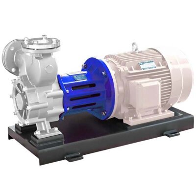 Pumpe mit Magnetkupplung aus Edelstahl MDH-75, -120°C+350°C, AISI 316