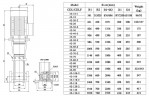 CDLF 42-70-2, AISI 316 pompa wielostopniowa do mycia CIP