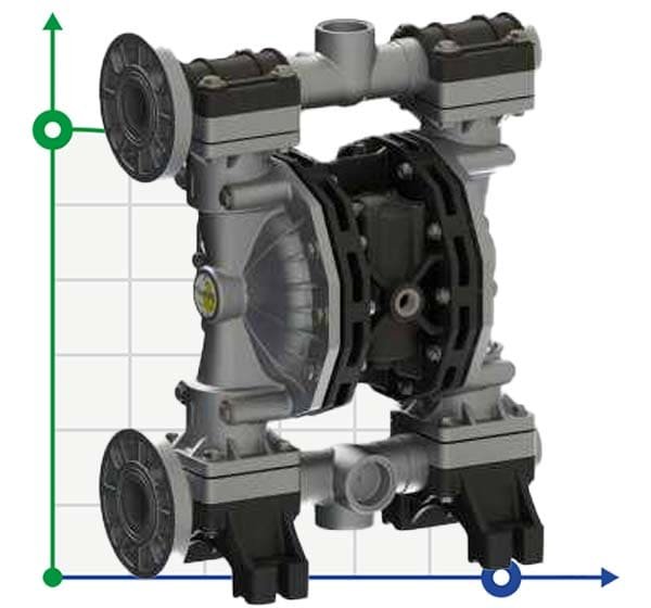 PHOENIX P400 ALU EPDM ATEX пневматичний мембранний насос