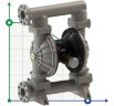Pompe à membrane pour Meadow PHOENIX P1000 PP SANTOPRENE+PTFE/PTFE, 1050 l/min