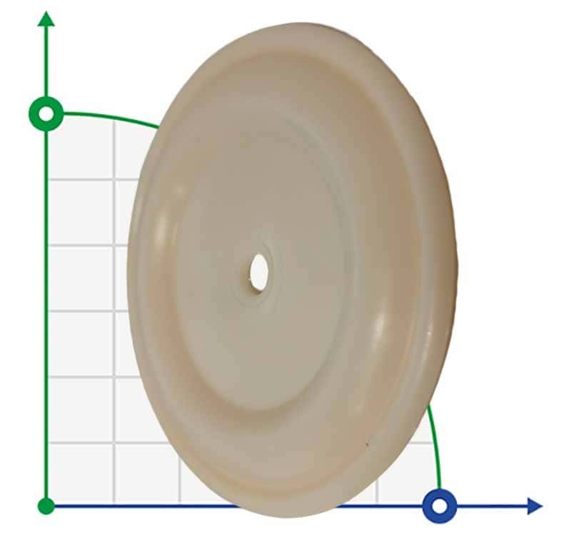 HYTREL internal membrane for FLUIMAC PHOENIX P10-20-30 pump