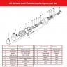 Насос для хлебной закваски AlphaDynamic AD40 BARE SHAFT импеллерный (без двигателя)