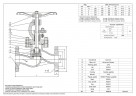 PN16 DN40 tainless steel flanged valve AISI 304, Seat AISI 304