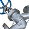 PN16 DN40 tainless steel flanged valve AISI 304, Seat AISI 304