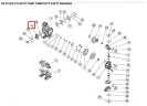 Комплект для ремонта воздушного клапана пневматического мембранного насоса DiaPump DP05