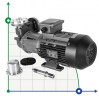 Насос из нержавеющей стали MDH-150U, -196°C+400°C с магнитной муфтой