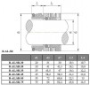 Sello mecánico Alfa Laval R-AL.SR 20, SS/CAR, EPDM, 304