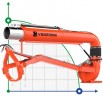 Veneroni ATS 40/540, 4m, 1800 m3/h PTO pump with hydraulic rotation and telescopic tube