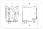 Pompe péristaltique PDP TEC-1TT - 6-1 - 100÷240VAC SANTOPRENE GRIGIA