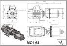 Edelstahl-Schraubenpumpe zum Fördern viskoser Flüssigkeiten mit Feststoffeinschlüssen LIVERANI MO-I 64/6 TF 0,75 kW, 900 U/min, 380 V
