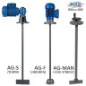 Mezclador para ácidos y lejías AQUA AG1-AISI80/S, 220V, 70 RPM, ADAG1A08S