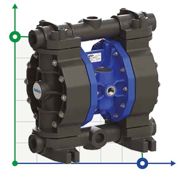 Pompe à membrane pneumatique SEKO Duotek AF160 PVDF