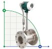 DN150 Edelstahl-Wirbel-Durchflussmesser KLUGB PN16 RF DIN-Flansch, für Dampf 1.75-17.5 t/h <1,6 MPa, <250°C, 4-20mA, ExdIIBT6