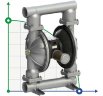 Bomba de membrana para cola PHOENIX P1000 ALU SANTOPRENE+PTFE/NBR, 1050 l/xv