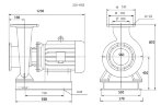 BGWH 200-400 (I) (400/50), 75kW, 1480 Horizontal Edelstahlpumpe