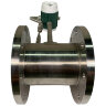 DN125 Caudalímetro vortex de acero inoxidable KLUGB PN16 RF brida DIN, para vapor 0.75-11 t/h <1,6 MPa, <250°C, 4-20mA, ExdIIBT6