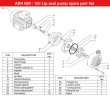 ADH 100 PP/A/0.75HP/TF/2800/BSP - Horizontal Centrifugal Pump