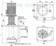 Vertical centrifugal pump IM PP 155