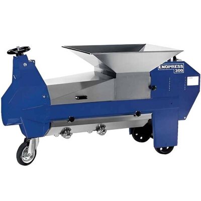 LIVERANI ENOPRESS/ECOPRESS 250 continuous screw press, 1400-3000 kg/hour, 3 kW, 12 rpm, stainless steel