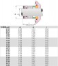 Уплотнения с металлическим сильфоном R-680 28, SIC/SIC, VITON, AM350/316