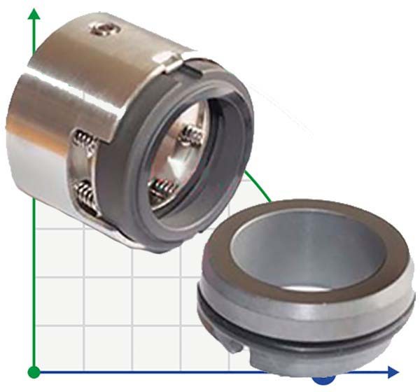 Торцеве ущільнення валу R-H75 33, CAR/SIC, EPDM, 304, G9