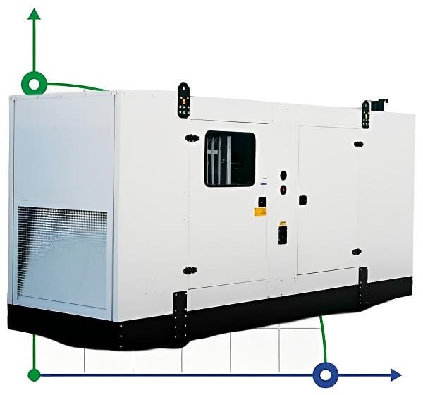 Промышленный дизельный генератор XHYP-600GF с ATS, двигатель Perkins 700kVA, 600kW, 380V/50HZ закрытого типа