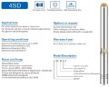 Глибинний насос для свердловин 4SDM8/18, 2,2kW, 220V