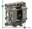 Pompe pneumatique à membrane PHOENIX P18 PP SANTOPRENE, 20 l/min pour acide