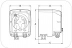 Pompe péristaltique PDP TEC-1VV - 6-1 - 100÷240VAC SANTOPRENE GRIGIA