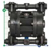 Bomba neumática de membrana BOXER 50 PVDF IB50-FCMTTFT--