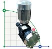 Насос дозировки полиэлектролита AQUA MSB, AISI 316L, 250 л/ч, 8 бар, 0,18 кВт, 380В мембранный моторный