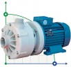 Horizontal centrifugal pump MB 130, PP, DUTRAL LIP, A