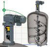Der Mischerrührer der GREATWALL MIXERS GMR-Serie mit rechtwinklig eingebautem Getriebe mit einer Leistung von bis zu 1100 kW 1~350 U/min
