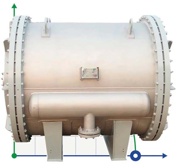 Спиральный теплообменник Datachable type Spiral heat exchanger, 60m2, AISI 316 L