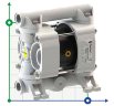 Pompe pneumatique à membrane pour alcali PHOENIX P30 ALU SANTOPRENE+PTFE, 35 l/min
