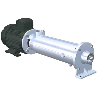 Bomba de tornillo para bombeo de líquidos con inclusiones sólidas LIVERANI MO-I 200 TF 4 kW, 1400 rpm, 380 V, acero inoxidable