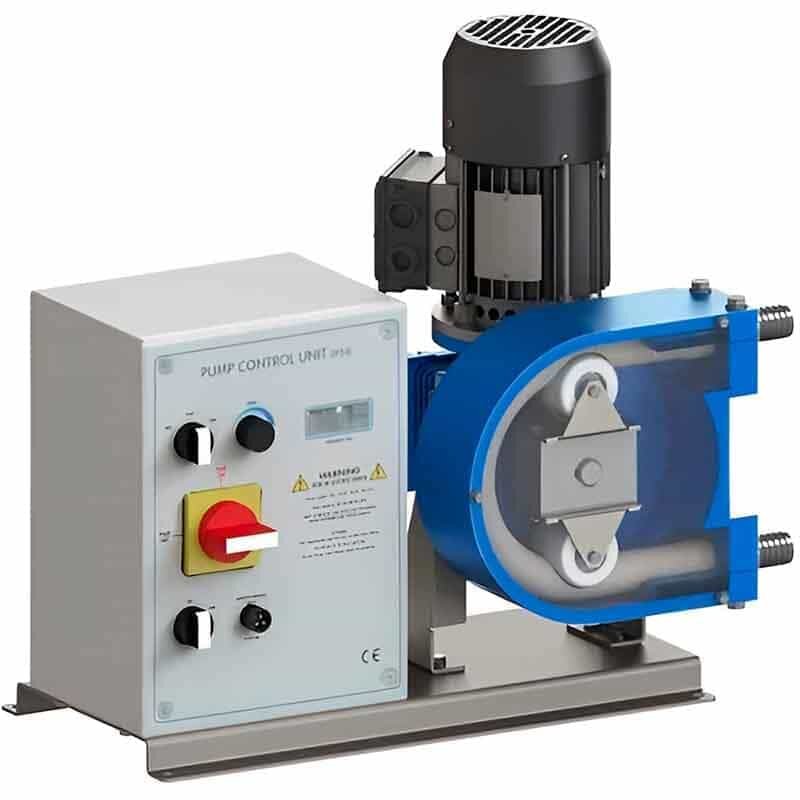 Peristaltikpumpe ACME Pompe AS 15 IX 7-172 l/h, 0,18 kW, 2,8-70 U/min, mit Leistungsregelung über Frequenzumrichter