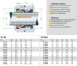 Ущільнення валу насосу Sprut R-104 14, CAR/CER, EPDM, 304