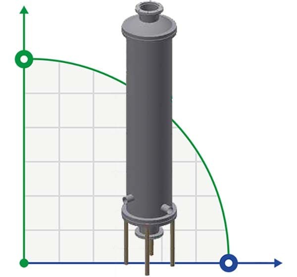 Boiler of final treatment column -10