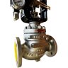 DN50 Pneumatisch betätigtes Stellventil 10P11Y-DNx5016Z-L112C-C (Gehäuse CF8, Sitz SS304) mit Stellungsregler YT-1000, Eingang 4-20mA, Ex