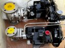 DN50 Pneumatisch betätigtes Stellventil 10P11Y-DNx5016Z-L112C-C (Gehäuse CF8, Sitz SS304) mit Stellungsregler YT-1000, Eingang 4-20mA, Ex