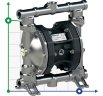 Pompe pneumatique à membrane pour coagulant PHOENIX P55 AISI316 HYTREL+PTFE, 55 l/min