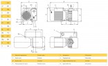 28 PBO-M vacuum pump with oil lubrication