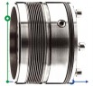Ущільнення торцеве R-MFL WT80 18, CAR/SIC, PTFE, 316