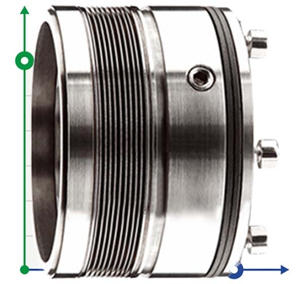 Ущільнення торцеве R-MFL WT80 18, CAR/SIC, PTFE, 316
