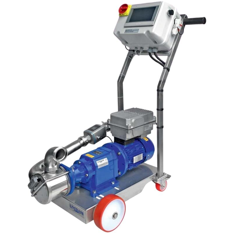 Bomba de impulsor para bombeo de cerveza LIVERANI ALL IN ONE MAJOR 5-120 (DIN) NR MF 2,2kW, 25-470rpm, 220V todo en uno
