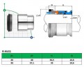 Торцевое уплотнение Hilge R-HLG1 28, SIC/SIC, VITON, 304