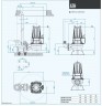 Submersible pump Dreno ATH 80-2/150 with centrifugal two-channel impeller