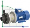 Bomba centrífuga horizontal con sellos mecánicos DR 006 PVDF, 0,37 kW