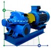 Zweiflutige Split-Case-Pumpe D320-50, 55 kW, 1500